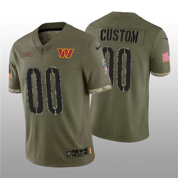 Men's Washington Commanders ACTIVE PLAYER Custom 2022 Olive Salute To Service Limited Stitched Jersey,We sell and wholesale Men's Washington Commanders ACTIVE PLAYER Custom 2022 Olive Salute To Service Limited Stitched Jersey on line form chian!